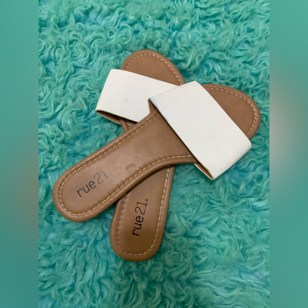 White slippers